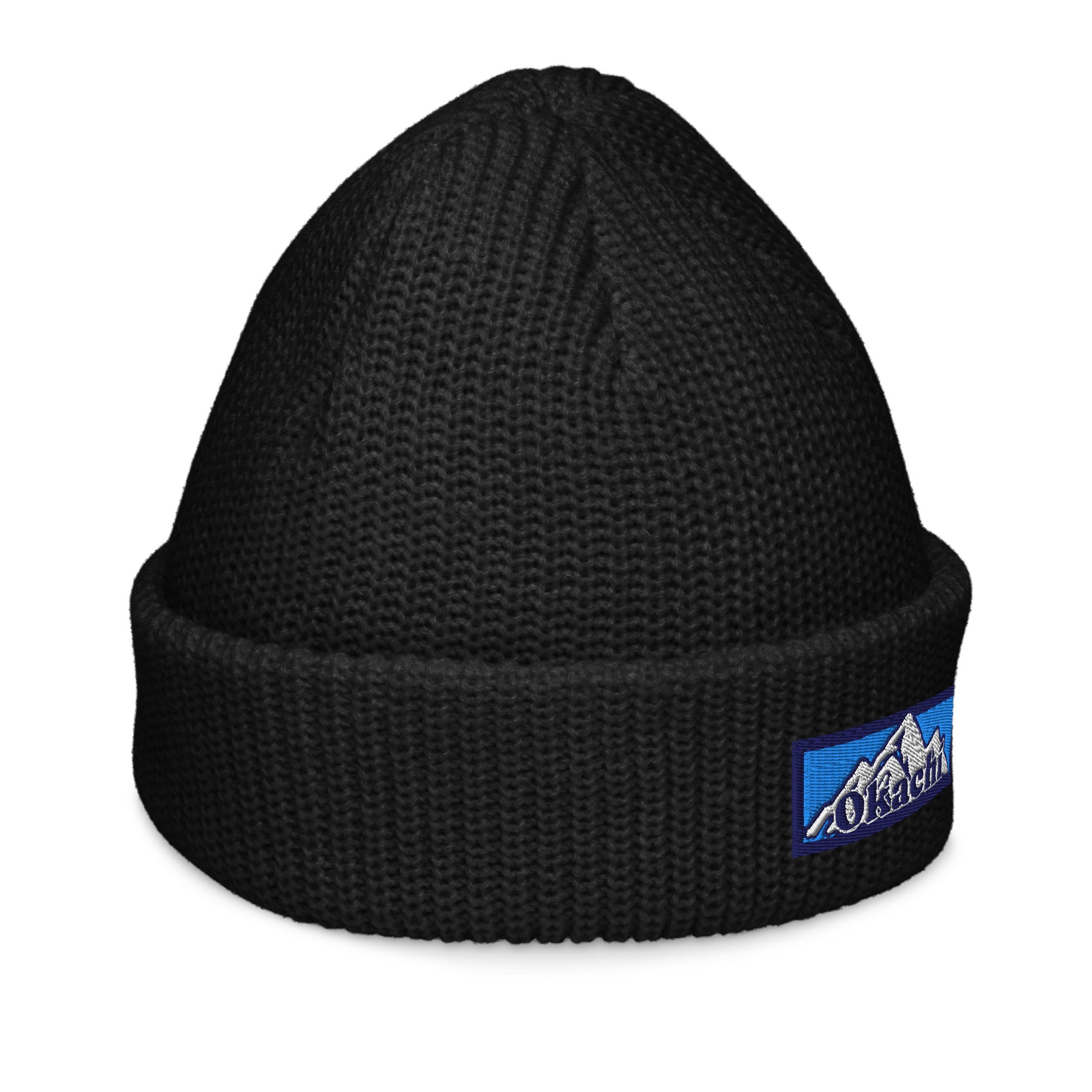 MK1 MTN Beanie | Embroidered Knit Fisherman Beanie | Okachi Brand