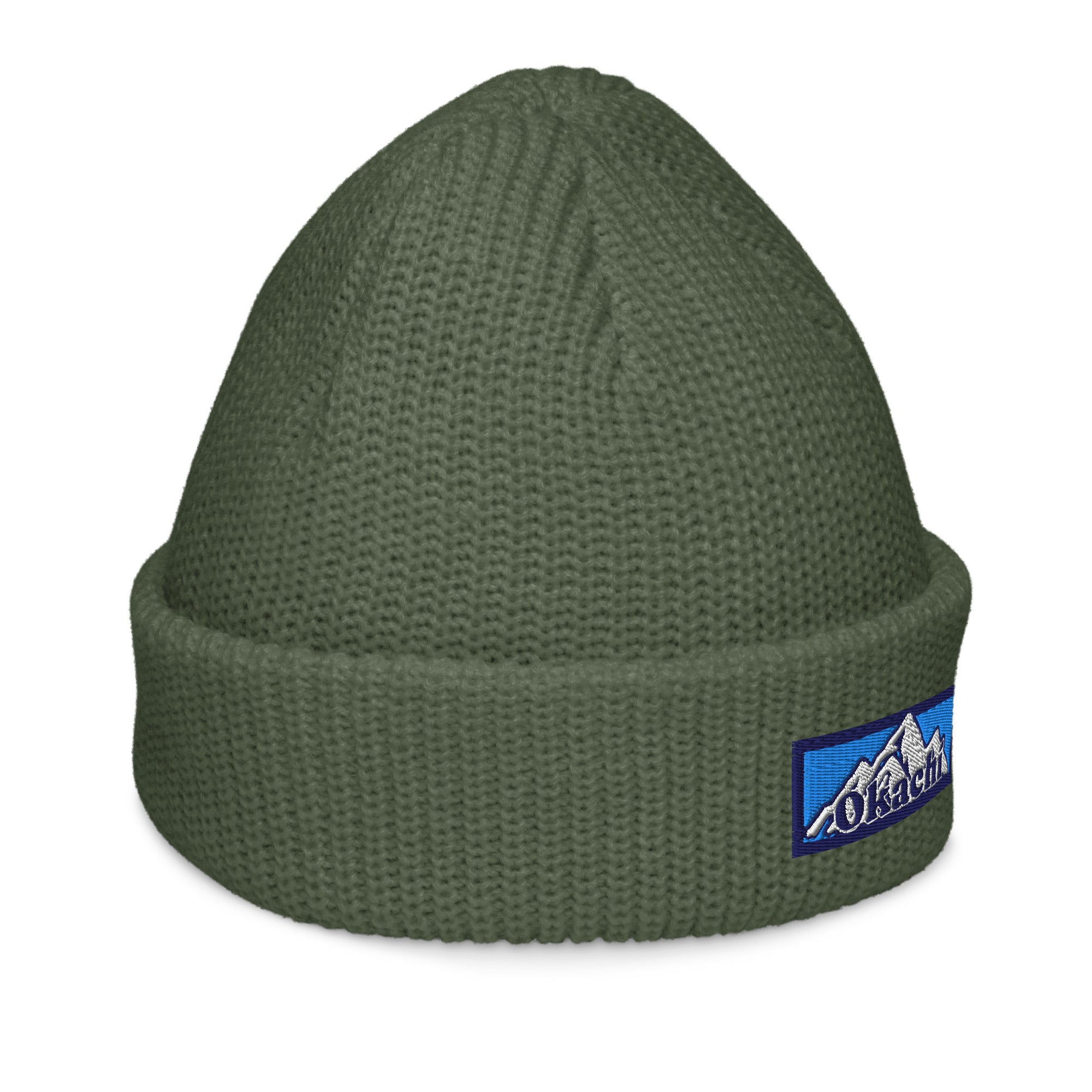MK1 MTN Beanie | Embroidered Knit Fisherman Beanie | Okachi Brand