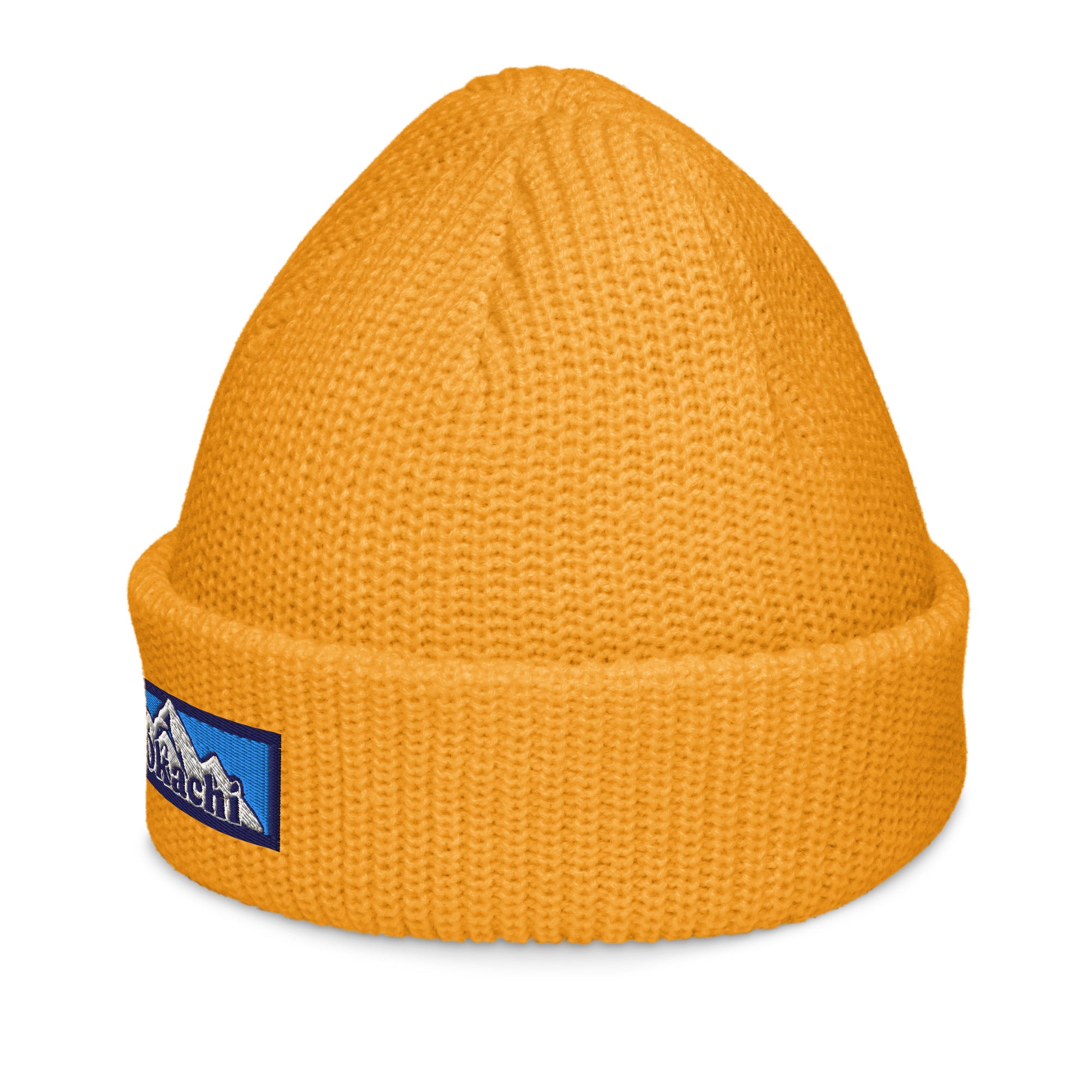 MK1 MTN Beanie | Embroidered Knit Fisherman Beanie | Okachi Brand