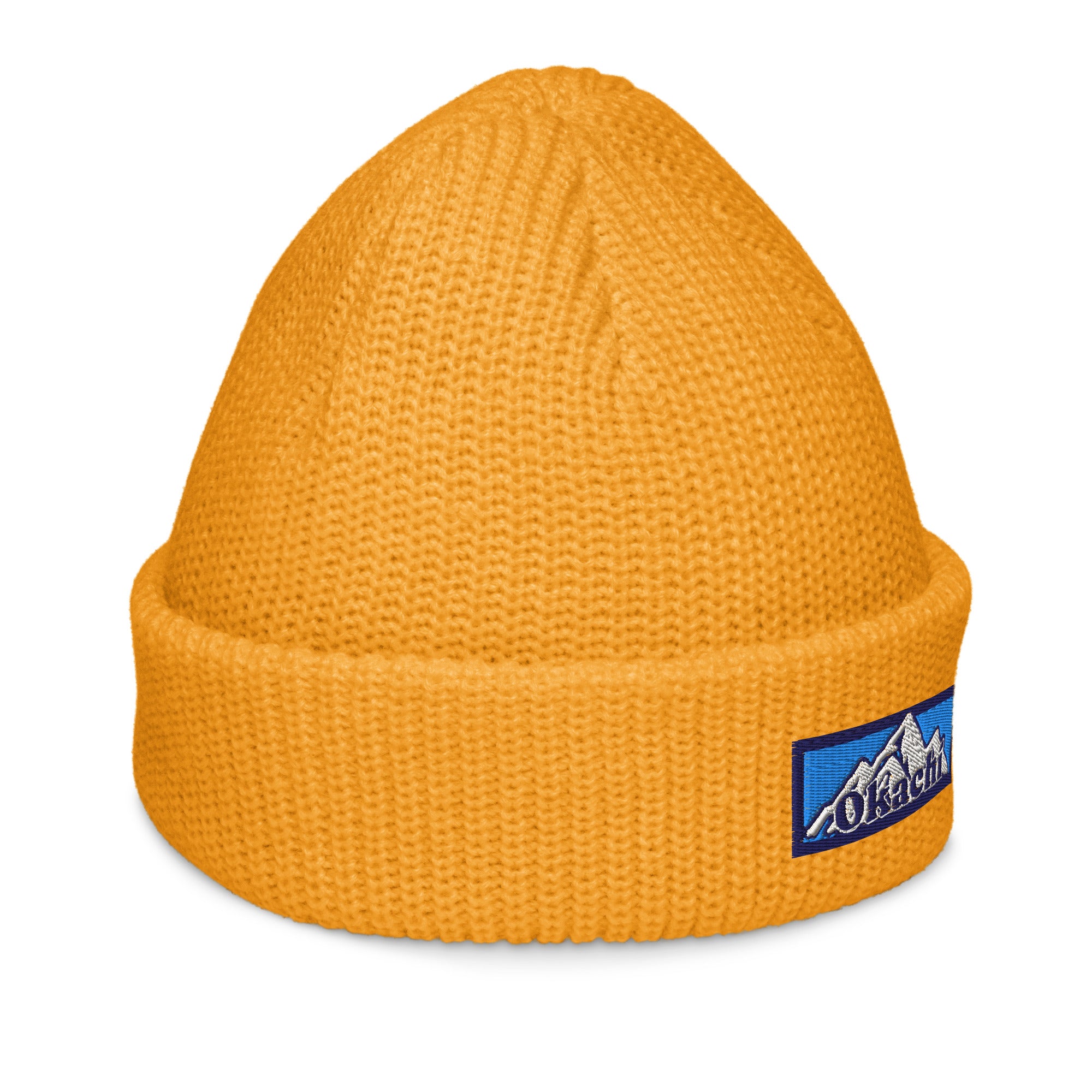 MK1 MTN Beanie | Embroidered Knit Fisherman Beanie | Okachi Brand