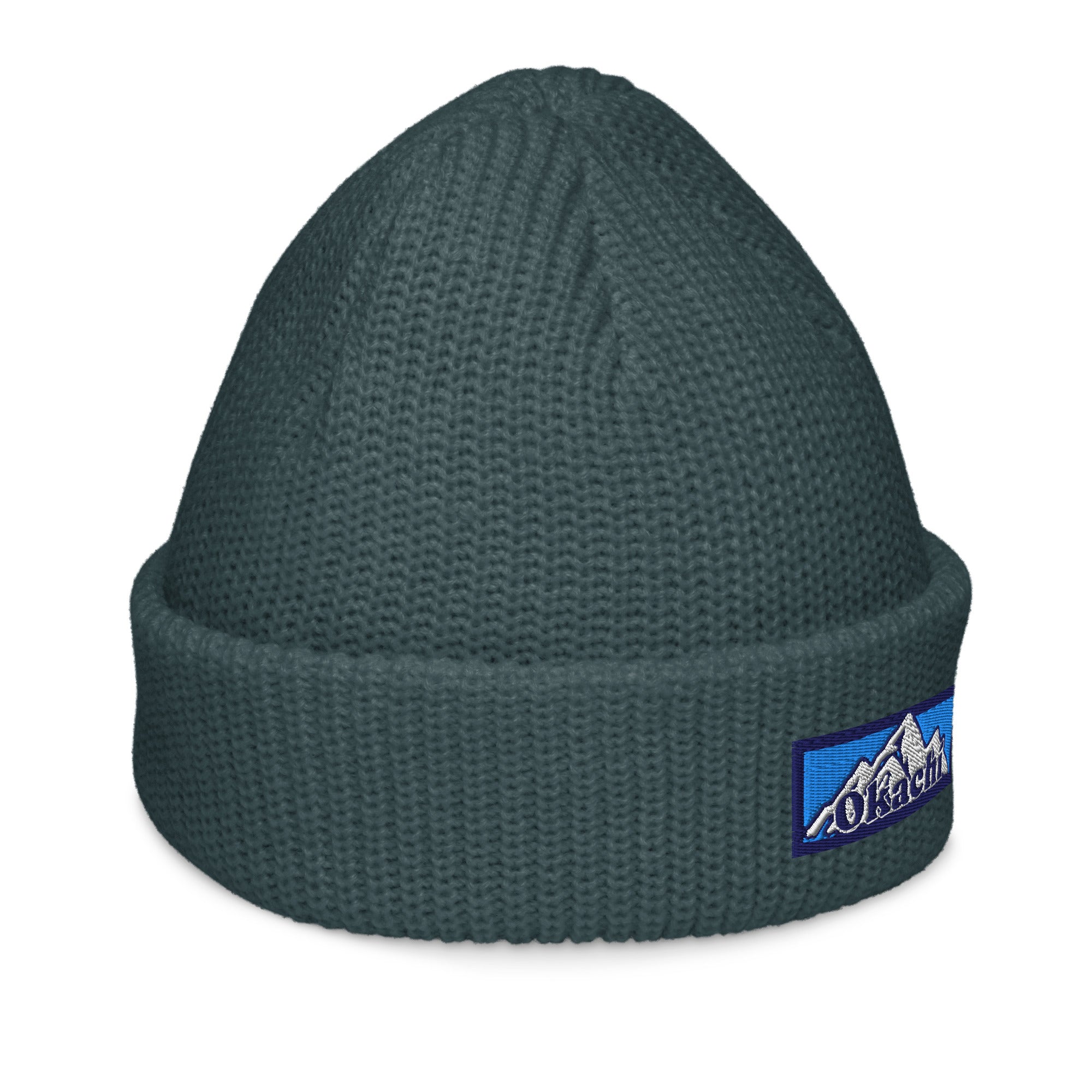 MK1 MTN Beanie | Embroidered Knit Fisherman Beanie | Okachi Brand