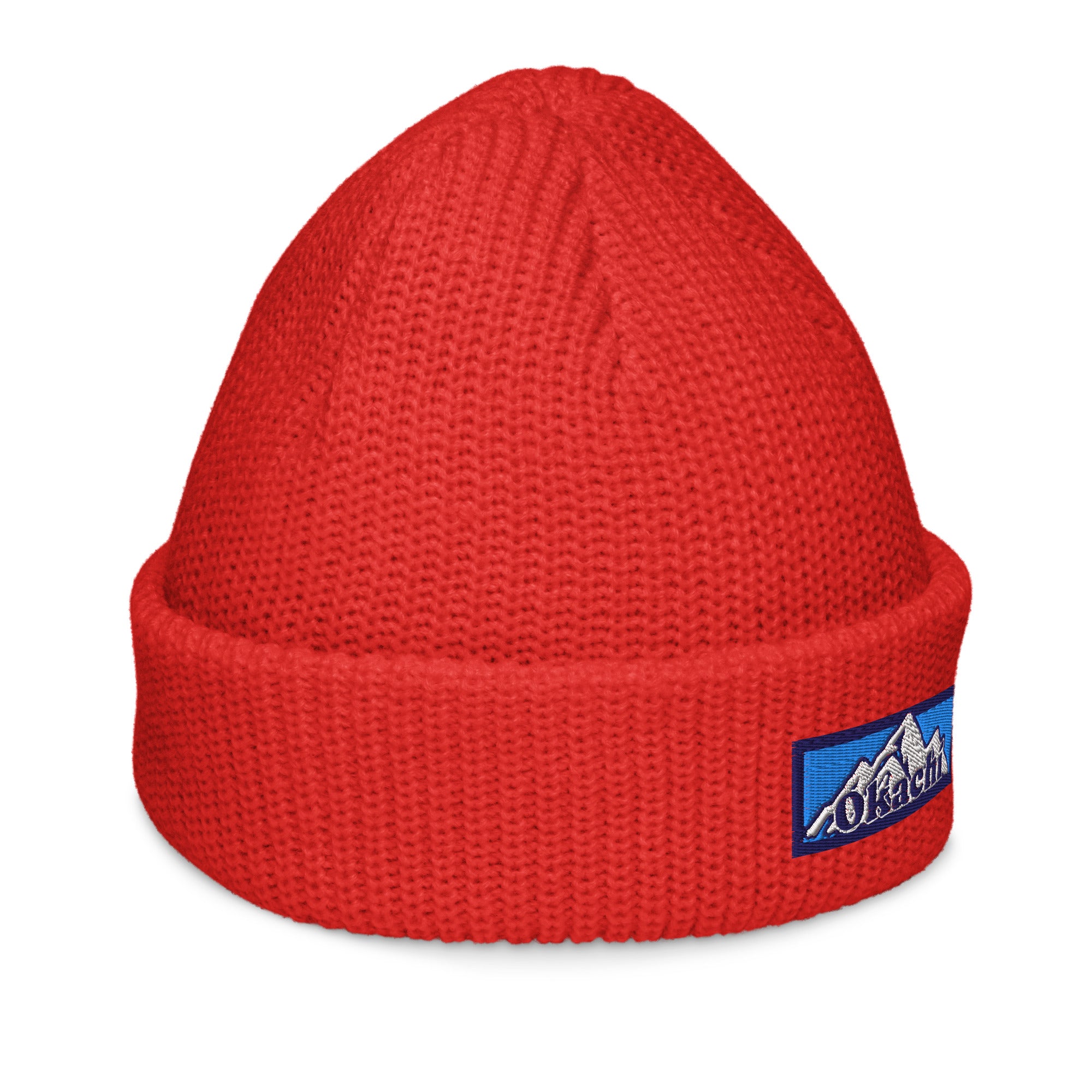 MK1 MTN Beanie | Embroidered Knit Fisherman Beanie | Okachi Brand